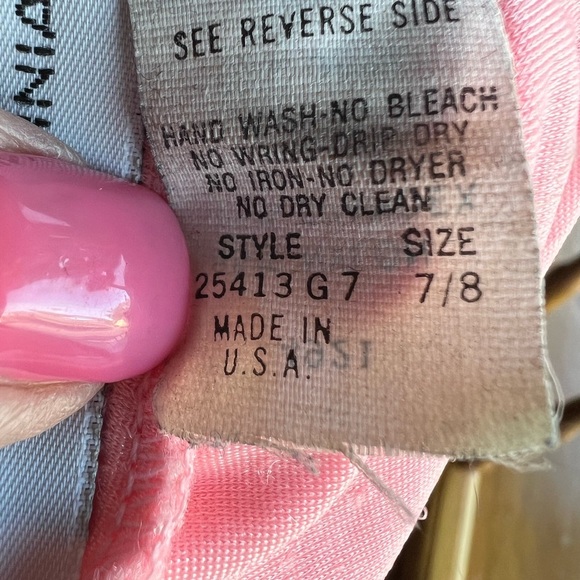 Vintage 1980’s/ 90’s  Black and Pink Bikini Cole of California - Picture 12 of 12